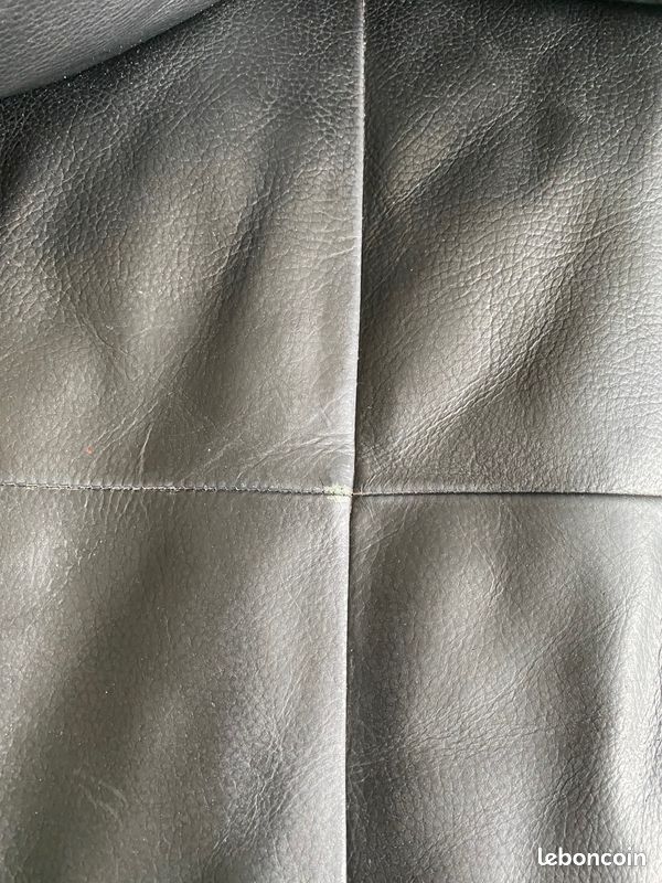 Canapé d'angle cuir italien supérieur (1,4mm) (image 4)