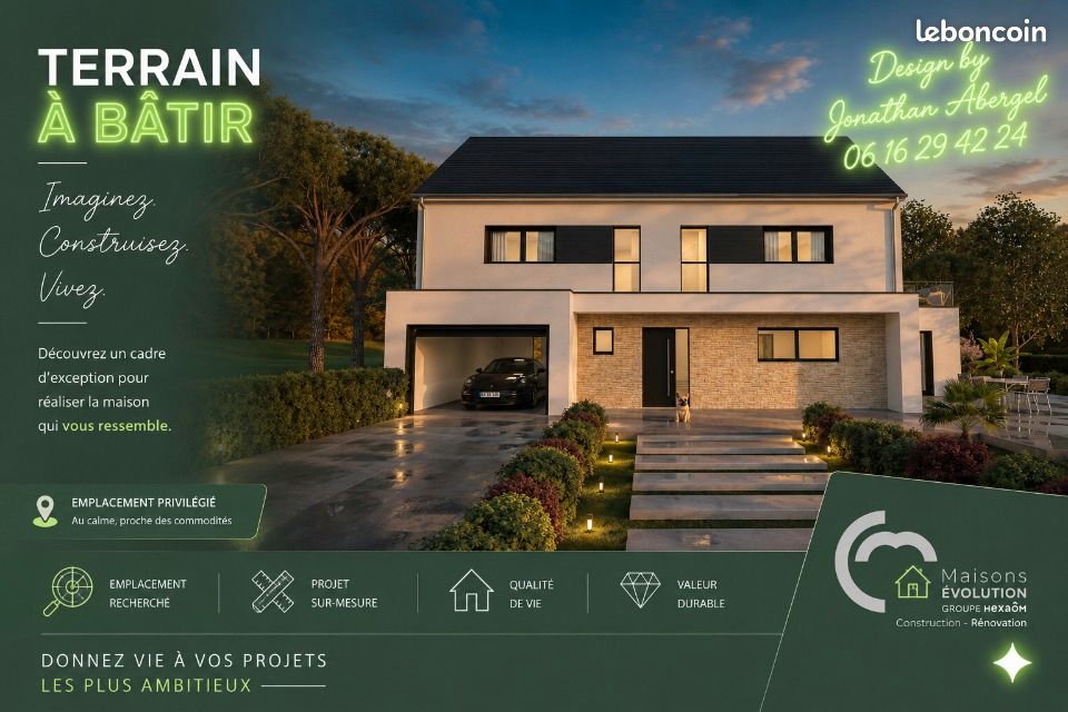 Terrain 617 m² Pamfou · 109 000 €