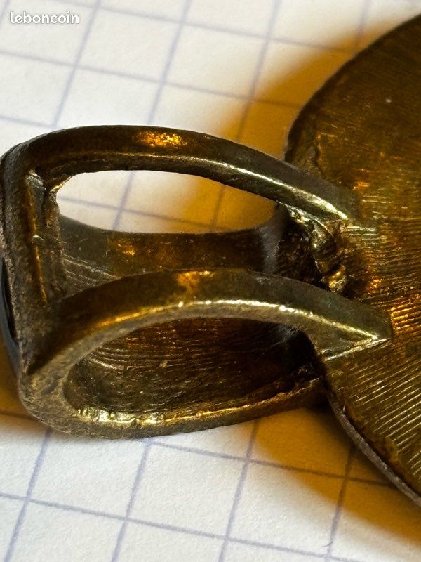 Pendentif émaillé Vintage, Gros Modèle, Superbe, D'occasion, Pour Un Look Rétro