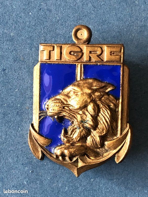 Insigne de Marine - Contre-Torpilleur Tigre. occasion