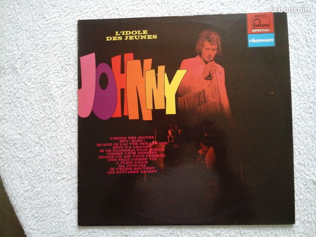 Johnny hallyday 33.t "l'idole des jeunes" (image 1)