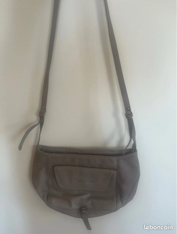 Sac bandoulière Lancaster Paris beige Accessoires Bagagerie