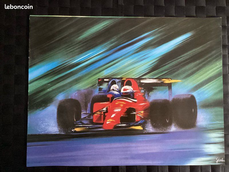 Affiche GP Formule 1 Victor Spahn 42x32 (image 1)