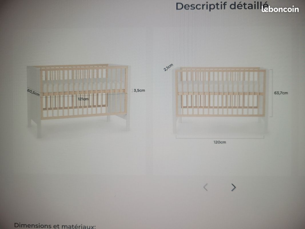 Lit bébé Kinderkraft (image 3)