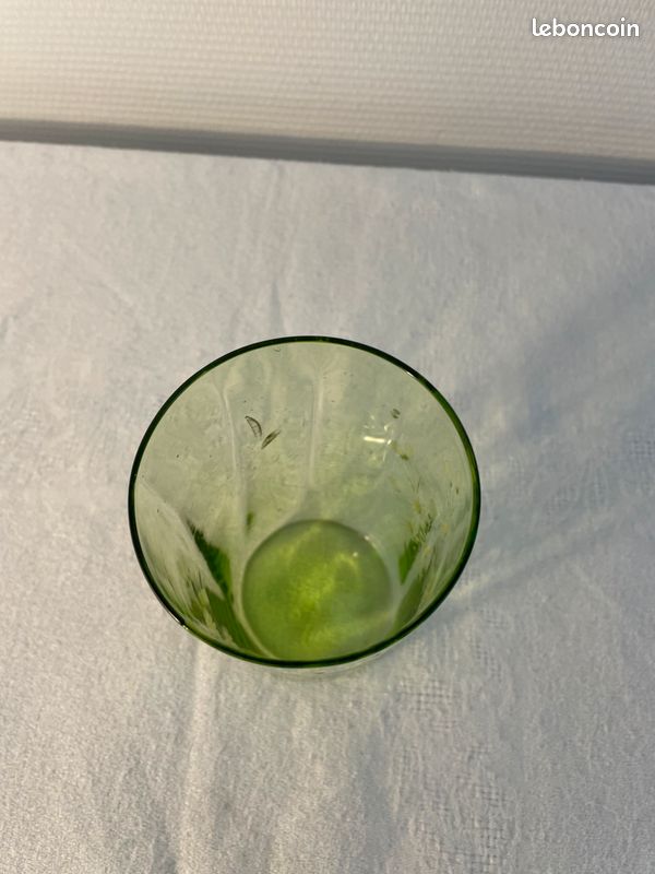 Verre à eau émaillé XIXe siècle-1900 (image 3)