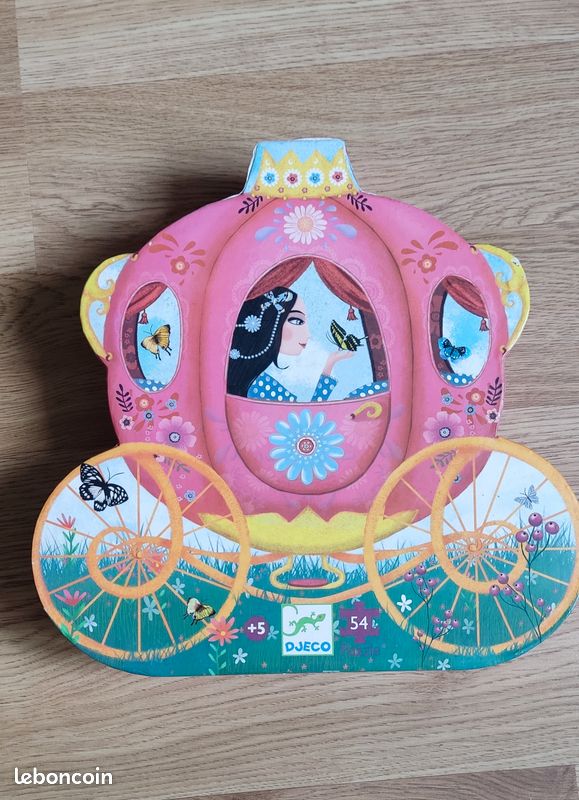 Puzzle Le carrosse d'Elise Djeco 5 ans, Fille/Princesse (image 1)