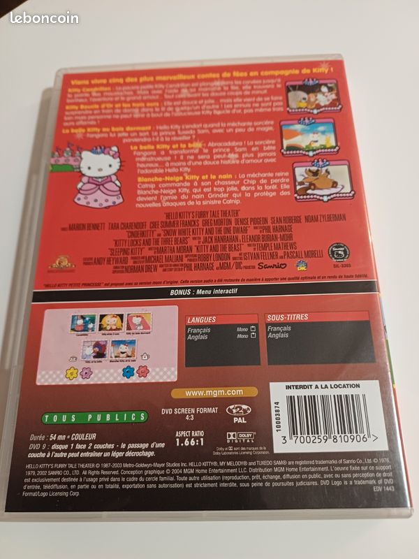 DVD hello kitty petite princesse (image 2)