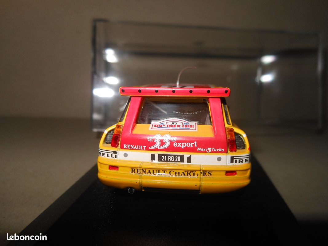Renault 5 1/43 Minialuxe (T.P.K.O) - Ouvrants - Bleue - Made In Algeria - Rare