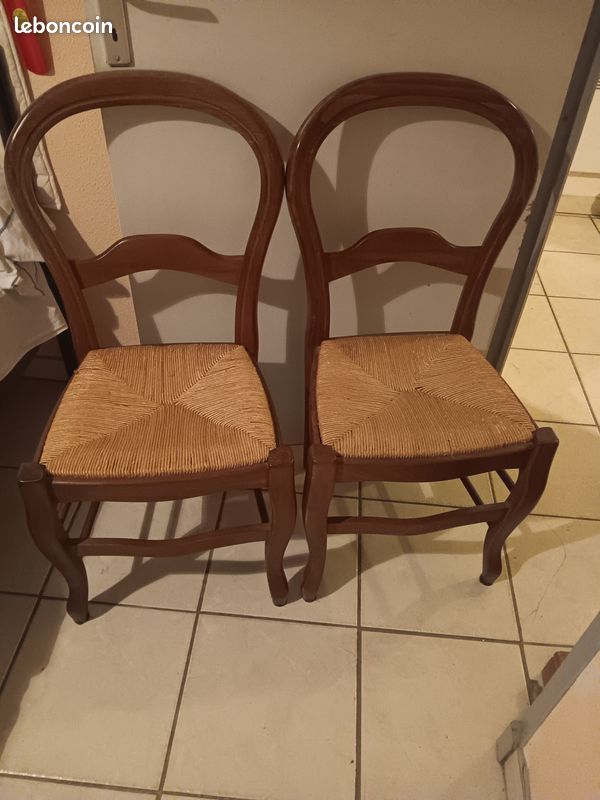 Lot de 2 chaises de qualité (image 1)