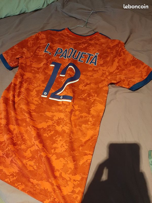 Maillot extérieur ol saison 2021 2022 flocage paqueta Vêtements