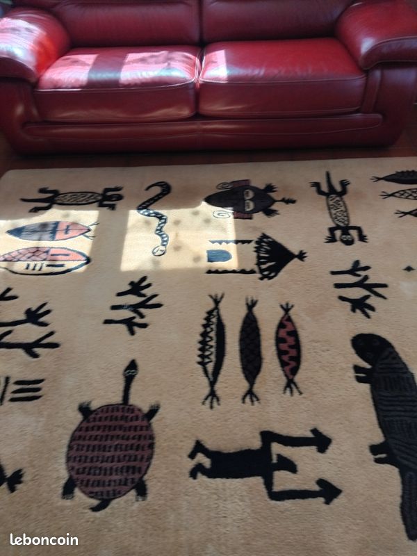Tres beau tapis dufete main (image 2)