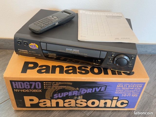 Magnétoscope Panasonic NV-HD630F lecteur k7 cassettes vidéo VHS de haute qualité - Photo, audio & vidéo