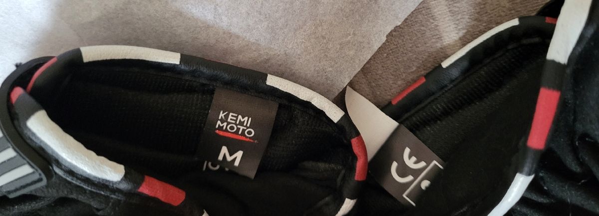 KEMIMOTO Gants Moto Homologués CE 2KP, Gant Moto Homme Respirant à