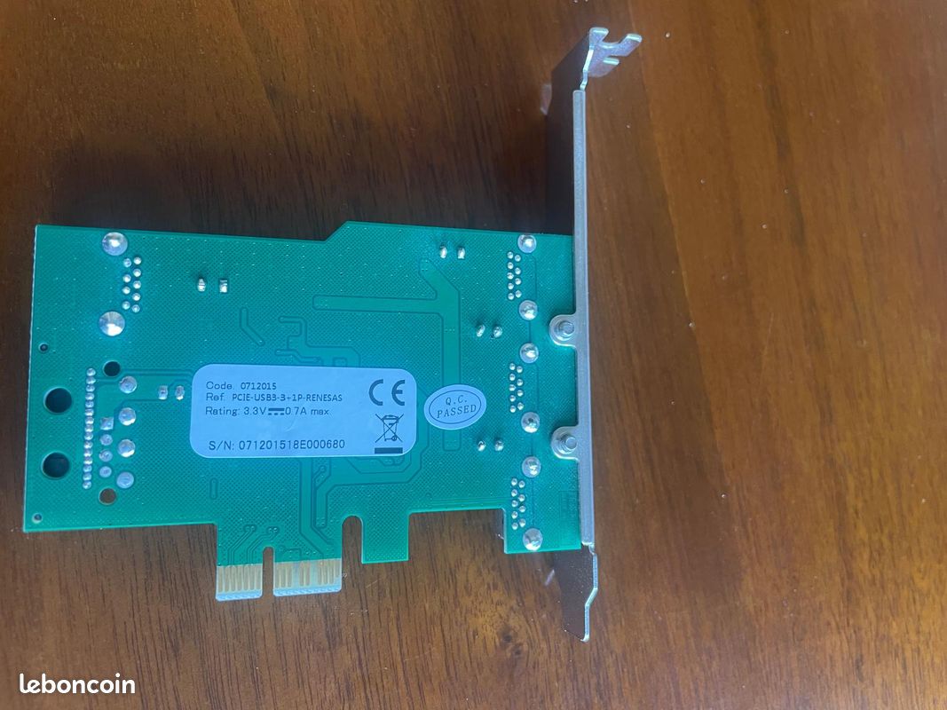 Carte pci 3 ports USB-3 (image 2)