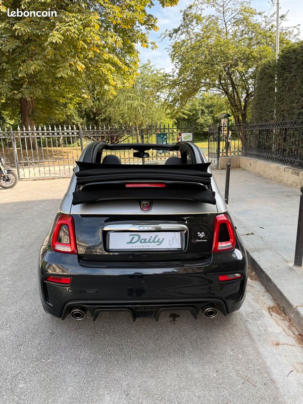 Abarth 500 cabriolet 595 Turismo phase 2 - 165ch - BVA - Beats Audio - Garantie 12 mois (image 5)