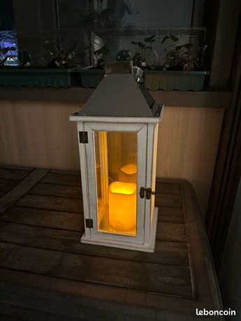 Lampe à led à du bois flotté et une base en chêne par Alalumieredubois sur L'Air du Bois