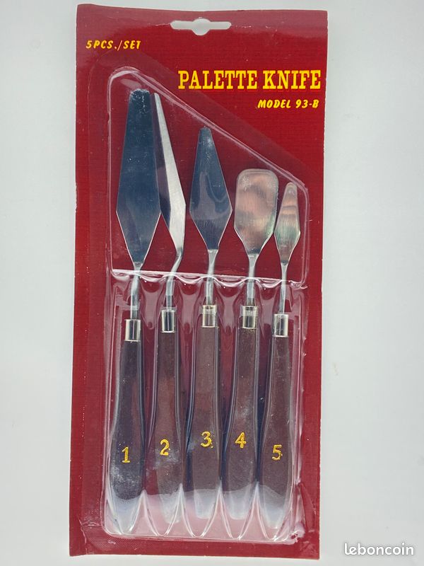 Set De 5 Couteaux à Peindre Et Spatules Pour Artistes - Idéal Pour La Peinture