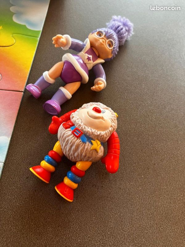 Poupée Rainbow Brite - Blondine Et Pti Malin, Mattel, Plastique, Neuve