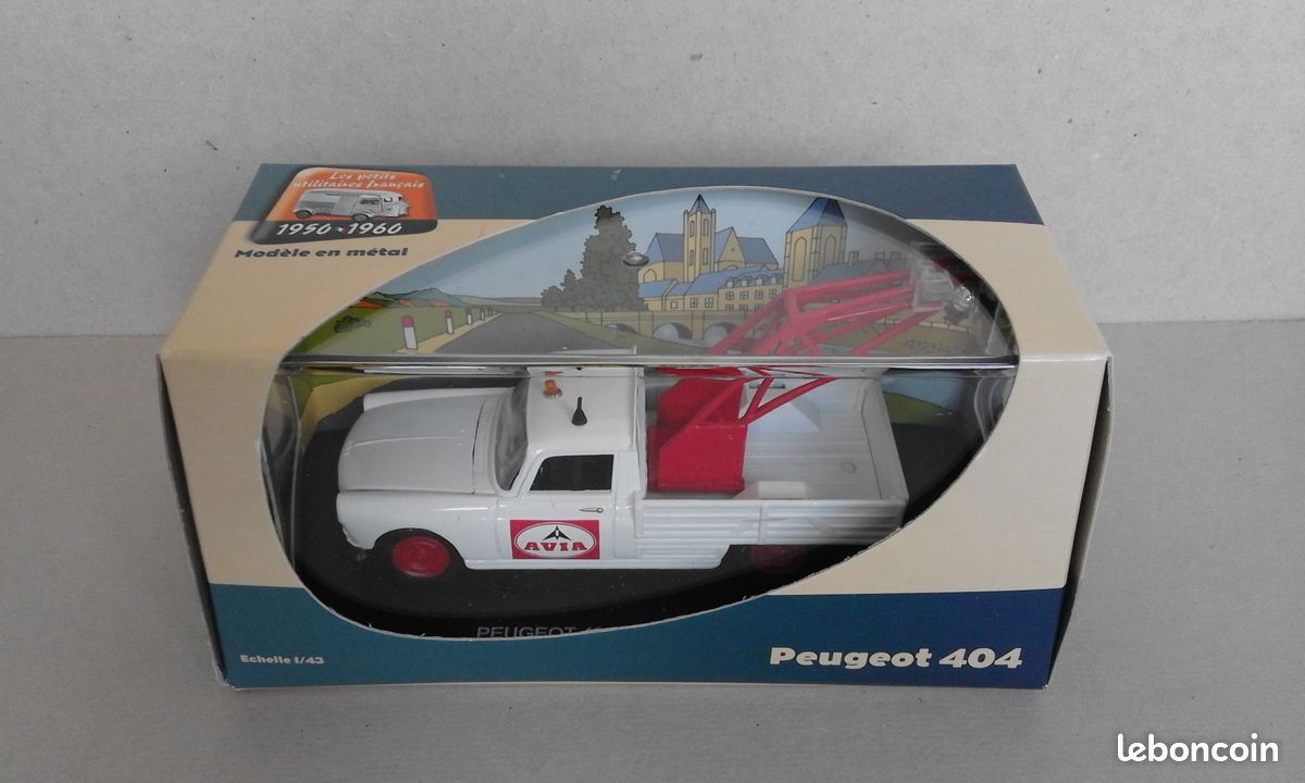 Modèle Réduit Eligor 1/43 - Peugeot 404 Dépanneuse Avia - Avec Boîte - Occasion En Excellent état