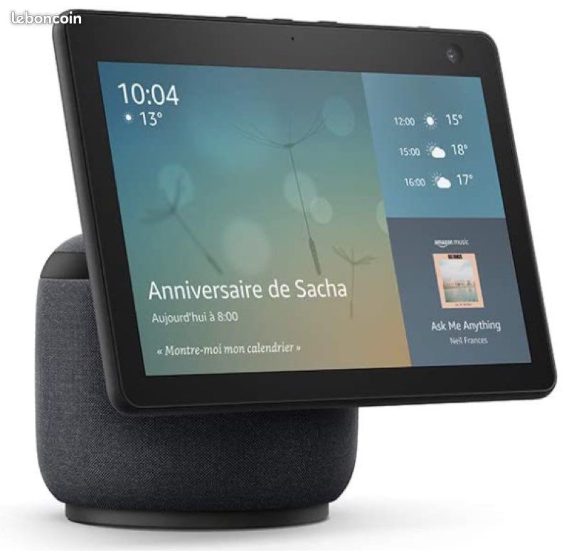 Amazon Echo Show 10 Noir (3e génération) (image 1)