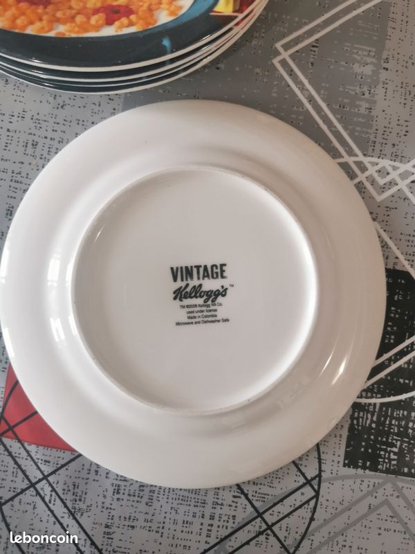 Petites assiettes Kellogg's vintage (image 2)