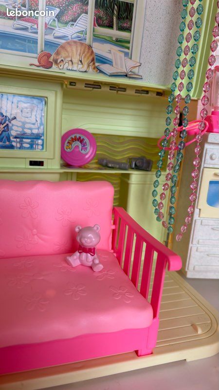 Maison De Poupée Barbie Radio / Casa Radio – Mattel 2000, NEUVE, Fabriquée En République Tchèque