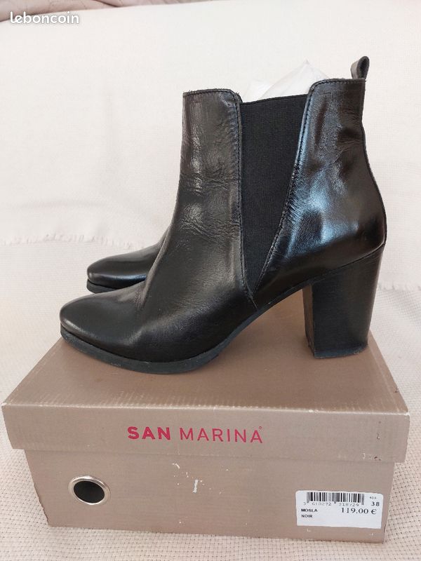 Bottines à talon San Marina Marque San Marina Pointure 38 Hauteur