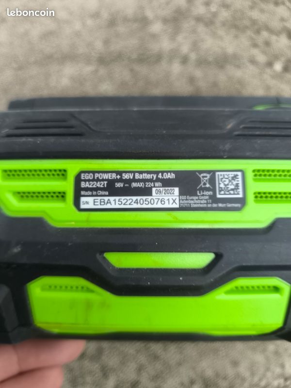 Batterie égo 4ah (image 3)