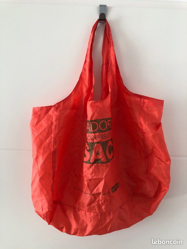 Sac shopping Monoprix orange Accessoires Bagagerie