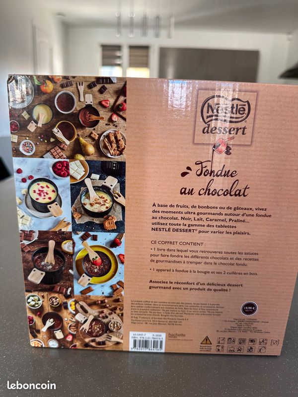Coffret fondue au chocolat NEUF EMBALLÉ (image 2)