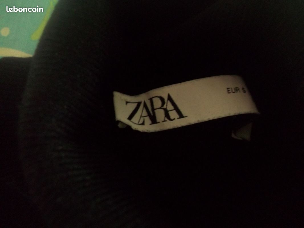 Pull femme taille S gris anthracite ZARA (image 2)