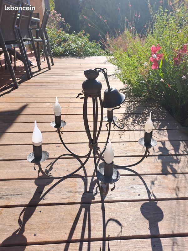 Lustre fer forgé (image 2)