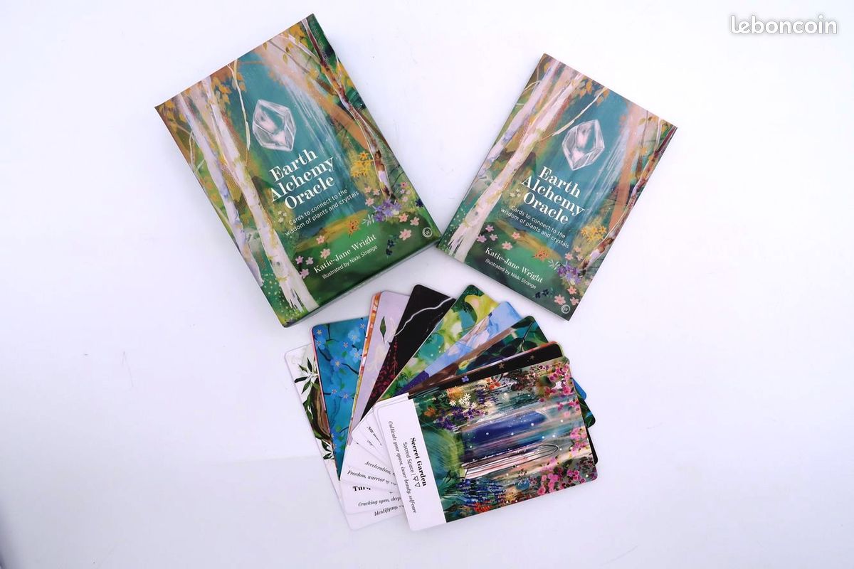 Earth Alchemy Oracle Card Deck: Connect to the wisdom and beauty of the plant and crystal kingdoms - Katie-Jane Wright (image 1)