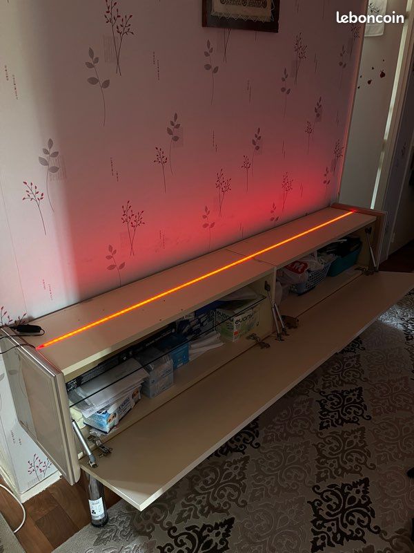 Meubles buffet avec led rouge (image 4)