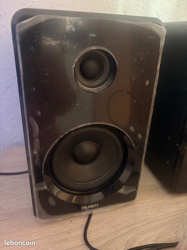 Majority D40 Enceinte hifi Bluetooth stéréo avec ampli (image 2)
