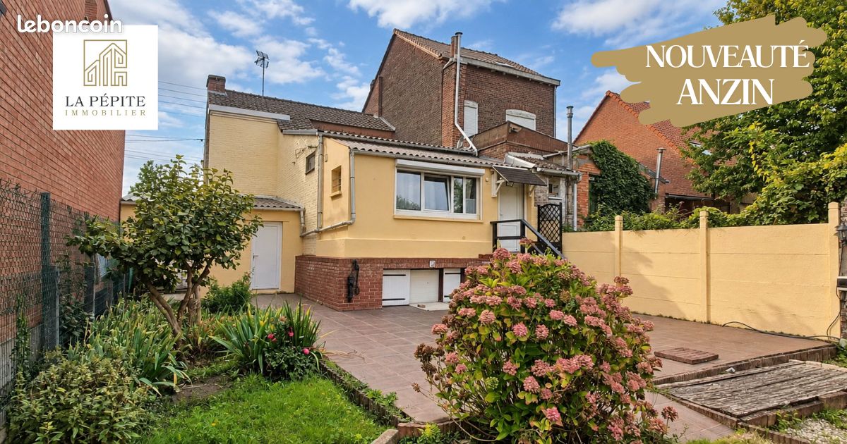 Maison 5 pièces 92 m² · à Anzin · 92 m² · 153 000 €
