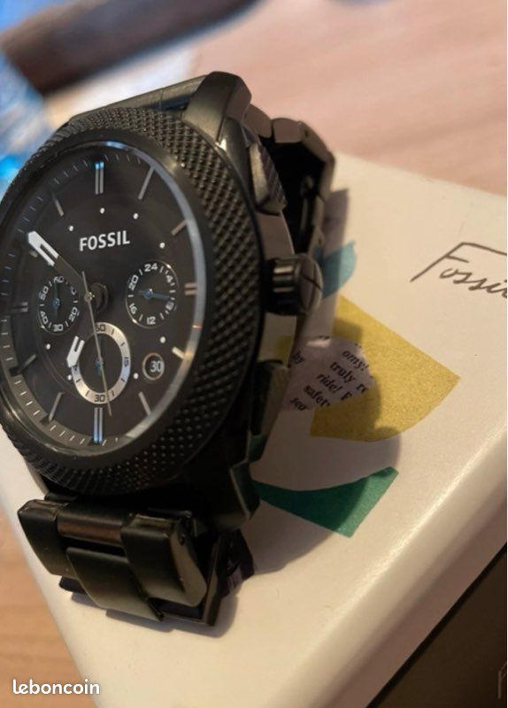 Fossil - Montre FS4552 Homme - 45mm chronographe à Quartz - Bracelet Acier Inoxydable (image 3)