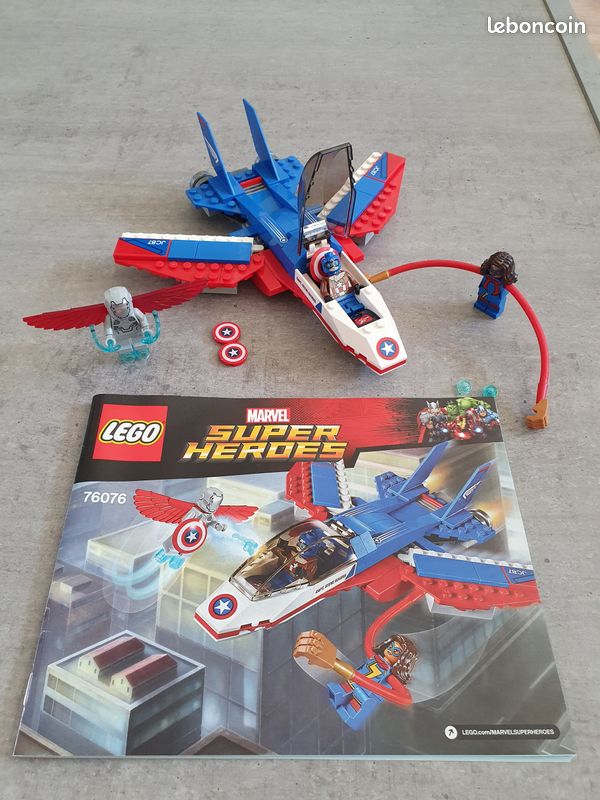 Lego Marvel 76076 La poursuite en avion de Captain America