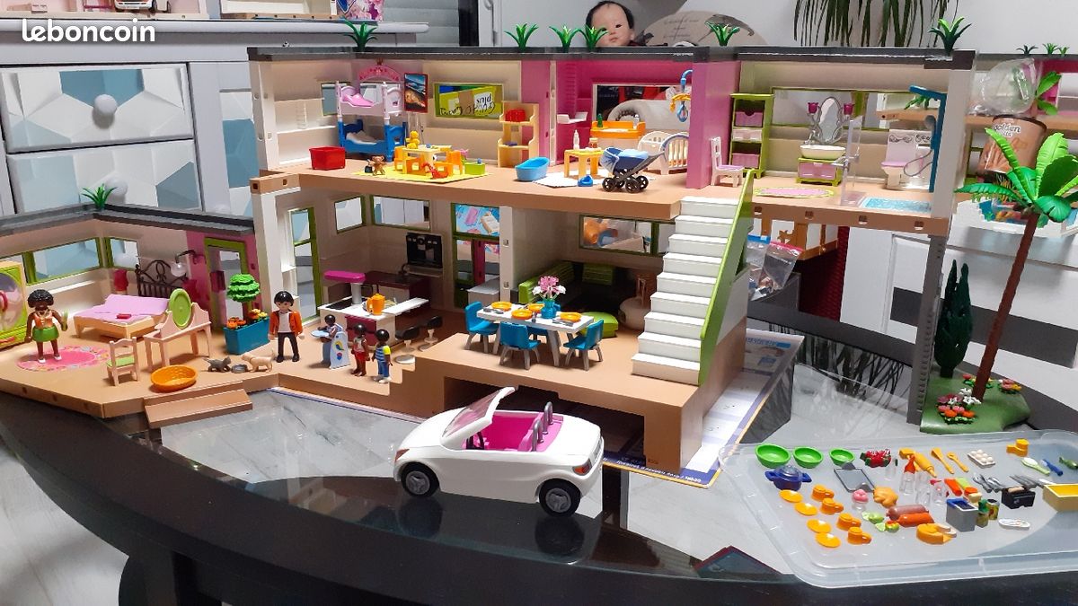 Maison playmobil avec agrandissements (image 4)