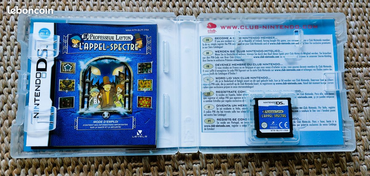 Professeur Layton Et L'Appel Du Spectre – Nintendo DS (2010, Français, Complet)