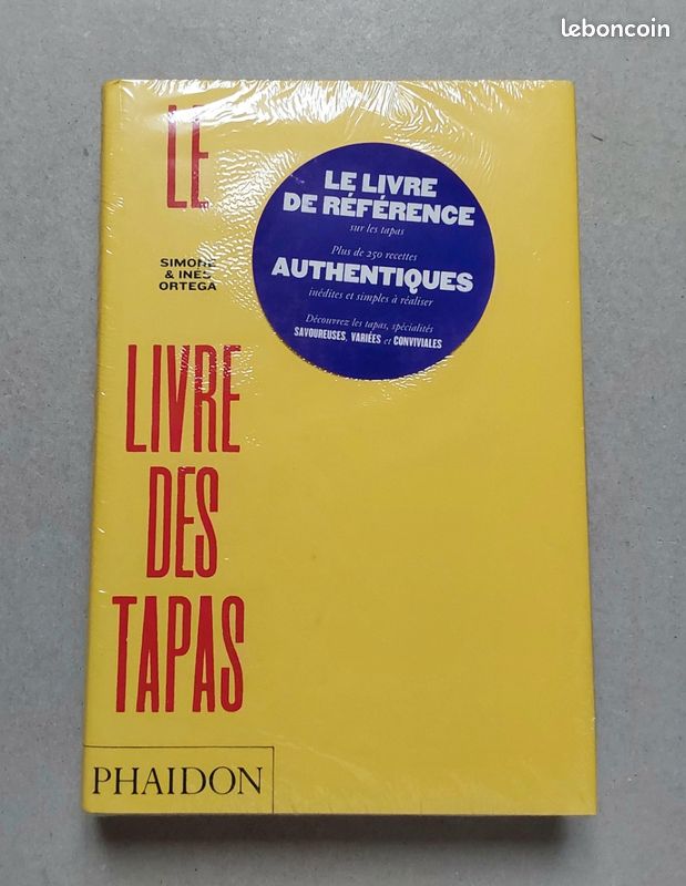 Le Livre des Tapas par Simone & Inès Ortega - Phaidon éditeur 2010 