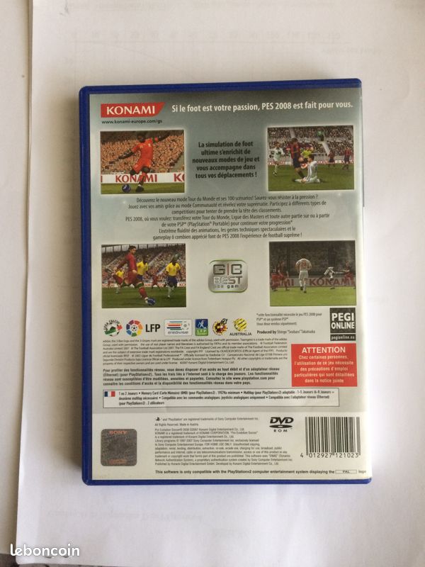 PS2-PES 2008-pro evolution soccer (image 3)
