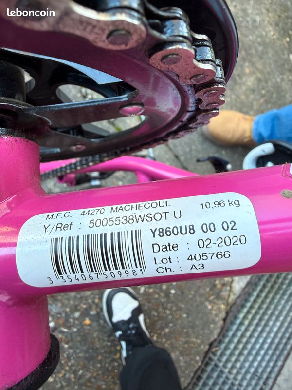 Vent vélo fille excellent état très peu servi (image 5)