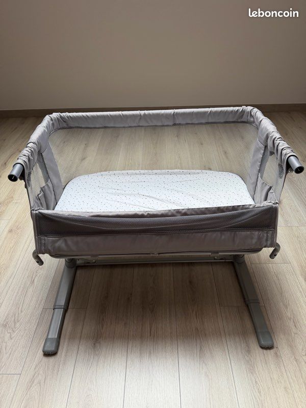 Cododo gris – Très bon état + 2 draps offerts (image 2)