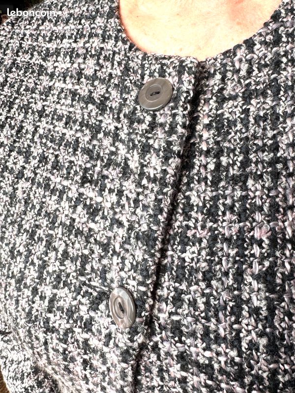 Veste courte tweed... Neuve. Taille 40 (image 6)