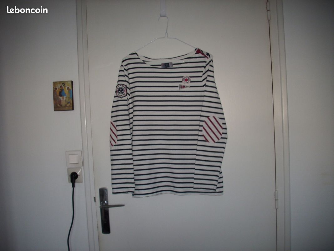 Tee-shirt Terre De Marins - Taille 4 - Occasion En Très Bon état - Imprimé Décontracté