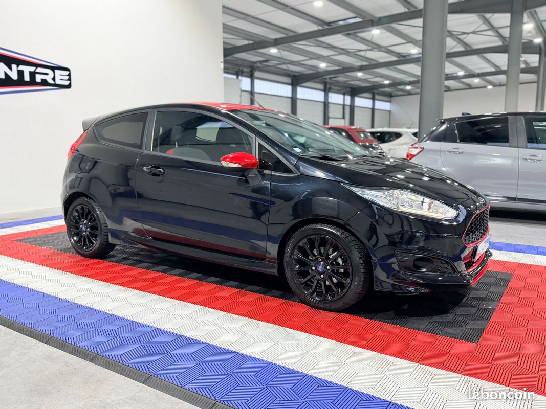 Ford fiesta 1.0 ecoboost 140 ch black edition / jantes alu noir / clim auto / sport / garantie (image 2)