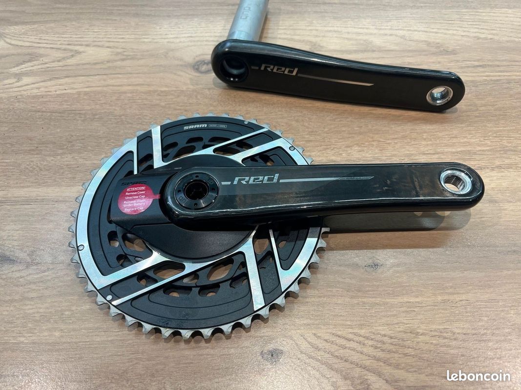 Pédalier SRAM Red DUB Aero (1 x 12 vitesses) - Noir - 48t, Noir