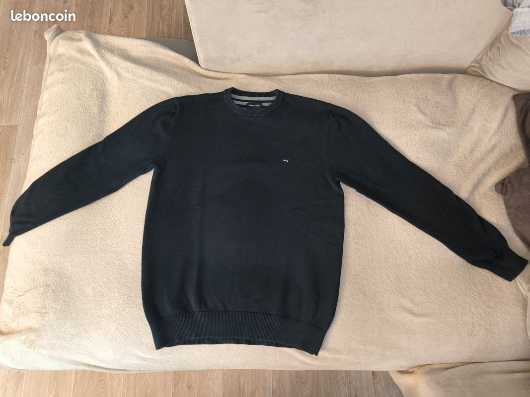 Pull Eden Park noir – Taille L – Très bon état – 100% coton (image 1)