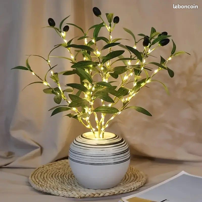 1 branche d’Olivier LED Déco - Ambiance Chaleureuse (image 4)